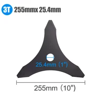 1pc 3 Teeth Brush Cutter Blade Grass Trimmer Blade Brush Cutter Cutting Disc Garden Tools 2