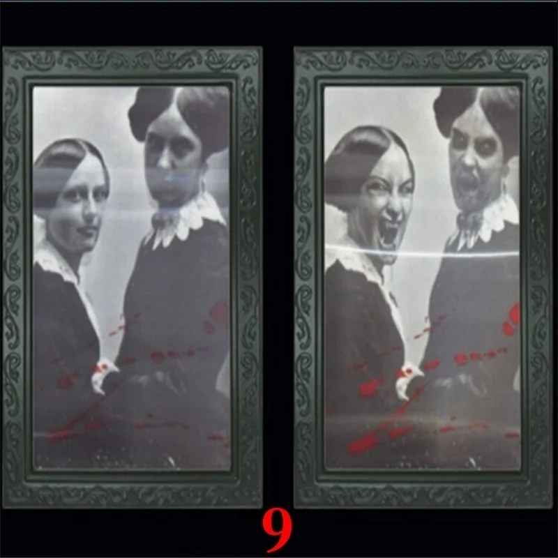 Haunting 3D Ghost Picture Frame Halloween Decoration
