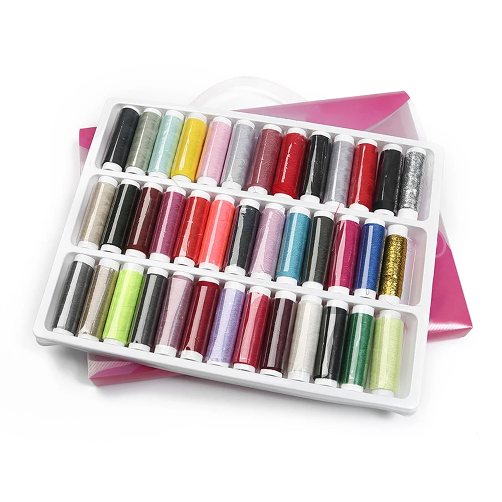 

Искусство, ремесла, 39 цветов, швейная нить из полиэстера, рукоделие, бытовая швейная нить, инструменты для уборки дома