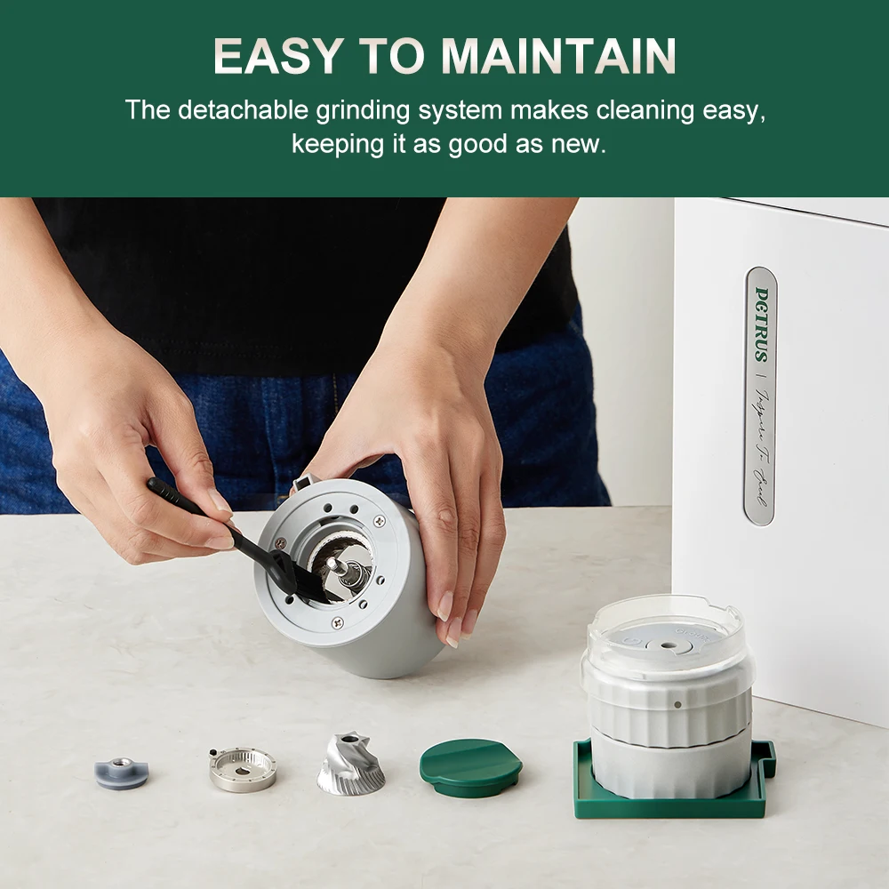 ماكينة قهوة فاخرة طحن وتحضير