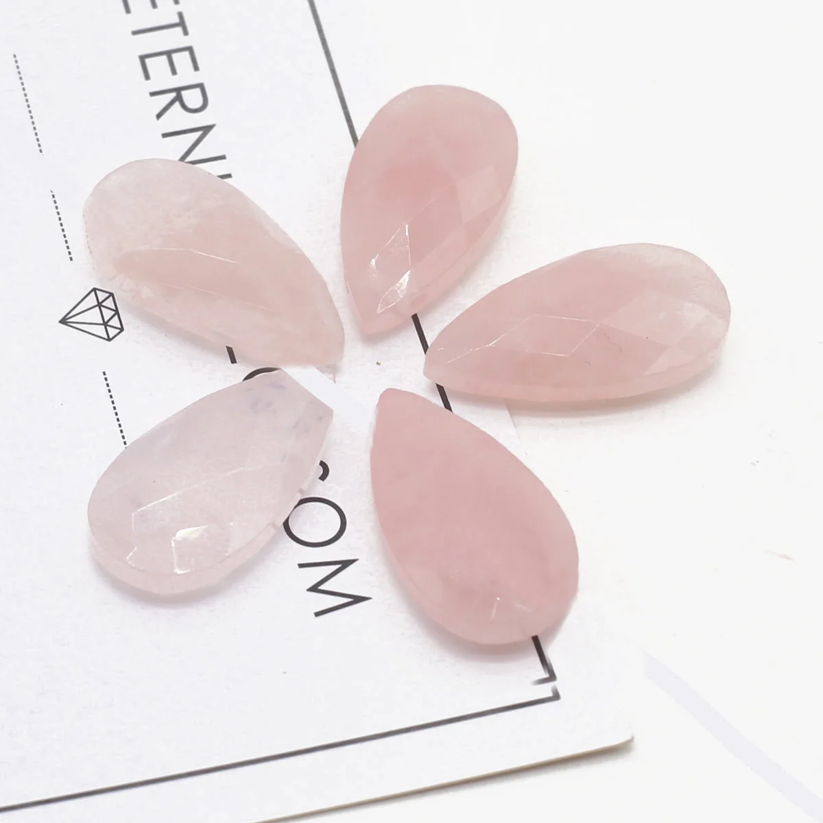 Natural pink Chalcedony 17 to 20mm Free Shape Nugget Tumbled