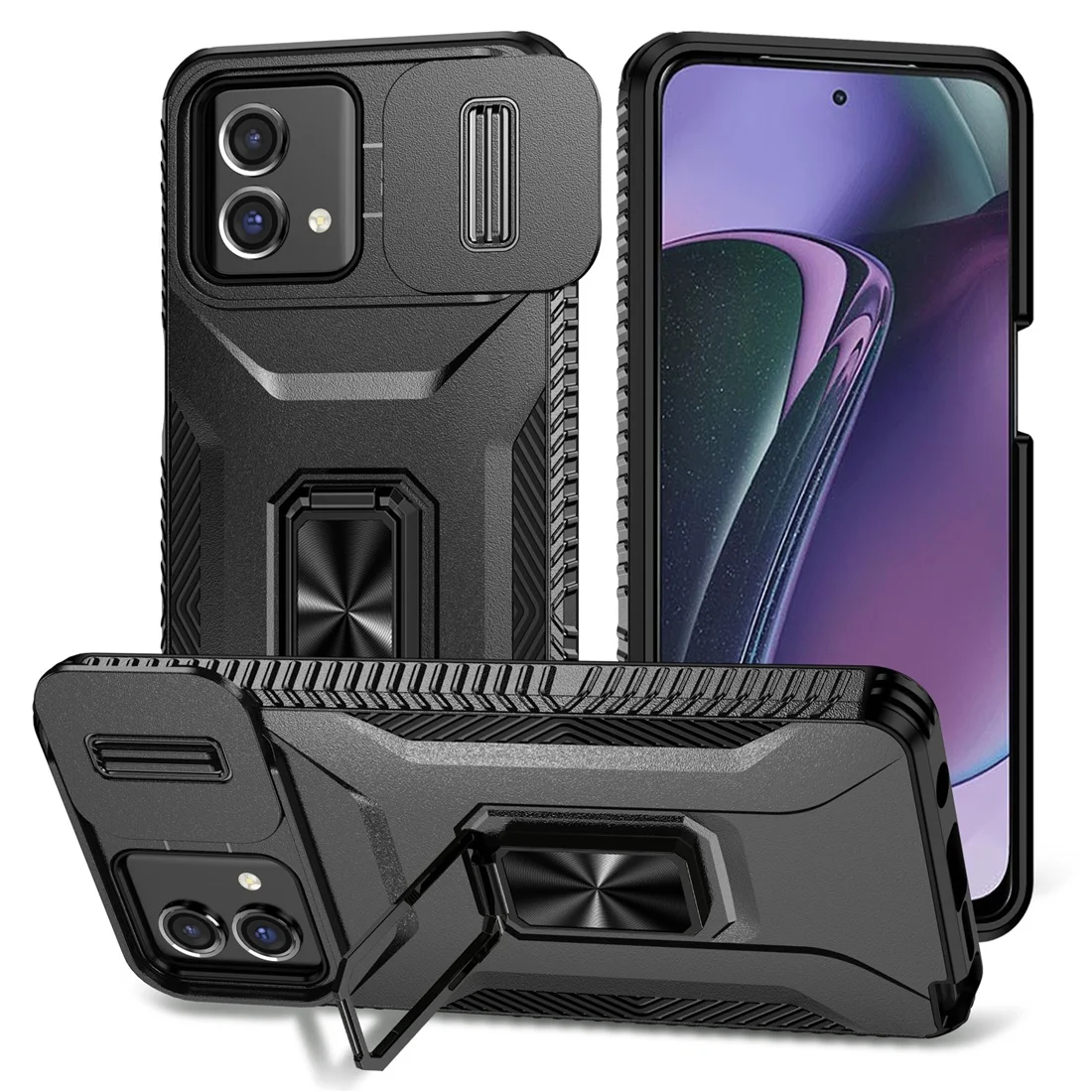 APEXEL Custodia Per IPhone 17 Con Attacco Obiettivo Filettato 17 Mm – Perfetta Per Obiettivi Macro E Tele, Nera
