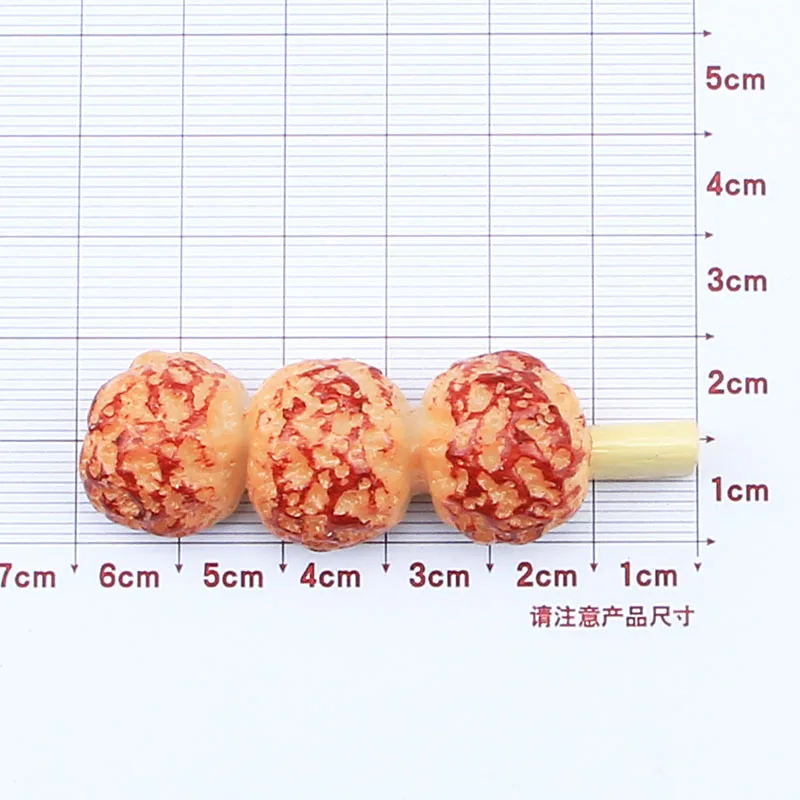 New Barbeque Resin Cabochons Flatback 10pcs Simulated Food BBQ Kabob Resin Charms for Women DIY Decoration Accessories