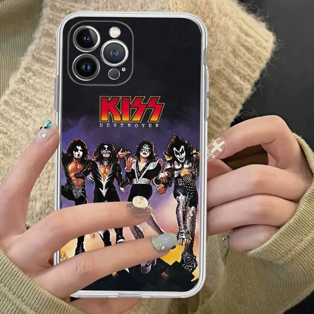Customizable Hard Rock Band K-Kiss Soft Phone Cover
