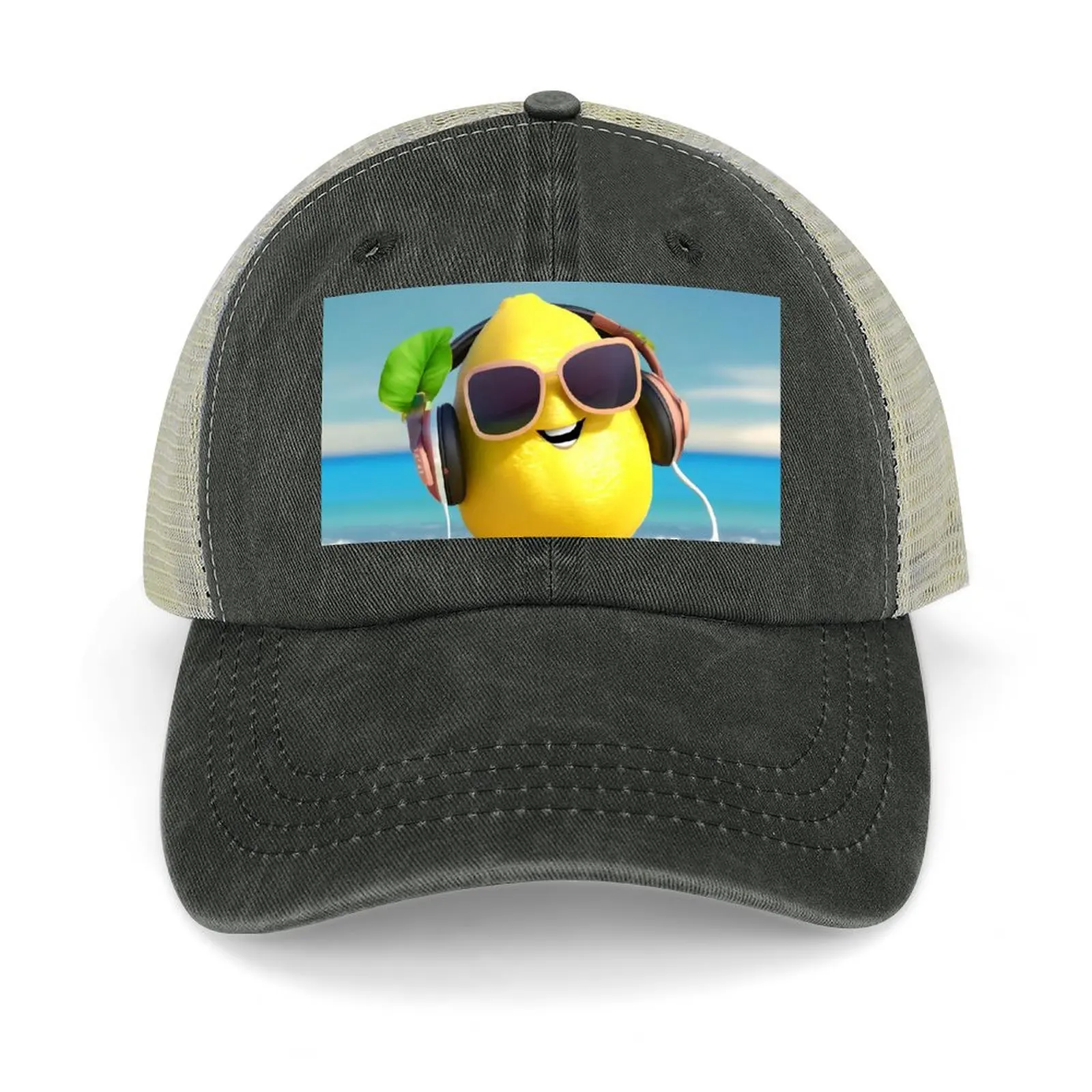 

Lemon on Holiday Cowboy Hat Gentleman Hat Beach Sunscreen Women's Golf Wear Men's