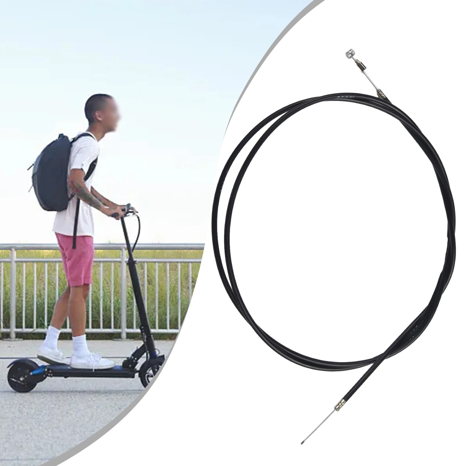Тормозной кабель 185/197 см для ремонта электроскутера Xiaomi M365/1S Pro/Pro2, 107 г