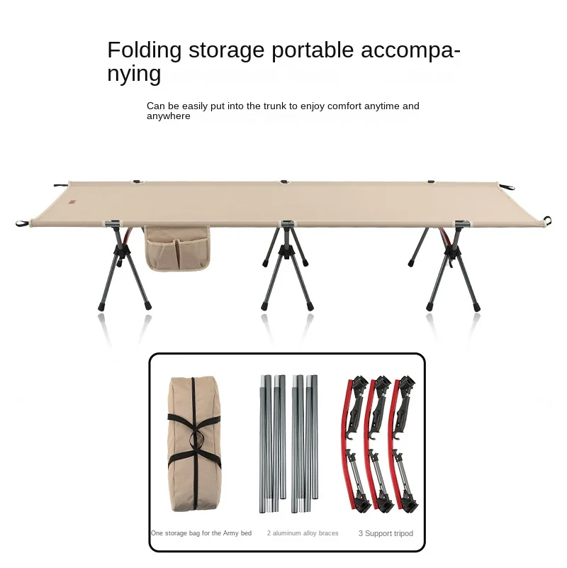 Camping bed Folding camping bed Portable outdoor beds Hiking lightweight sleeping beds