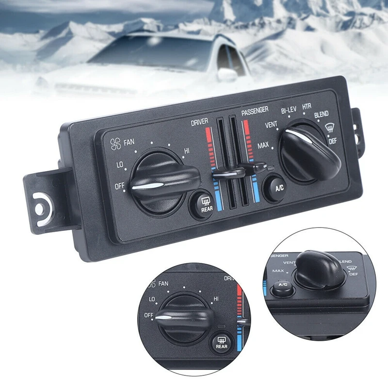 

Обогреватель A/C Dash Control с двойным регулятором воздушного обогревателя 10308120, 10447470 для Buick Century Regal 2000-2005 3.8L 3.1L