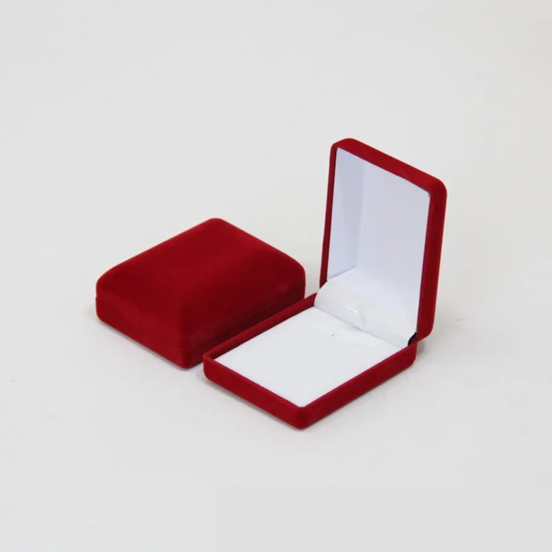 Pendant Necklace Chain Storage Package Gift Box Soft Black Blue/Red/Velvet Casket Long Earrings Jewelry Organizer Box jewelry box,jewelry storage box,jewelry case