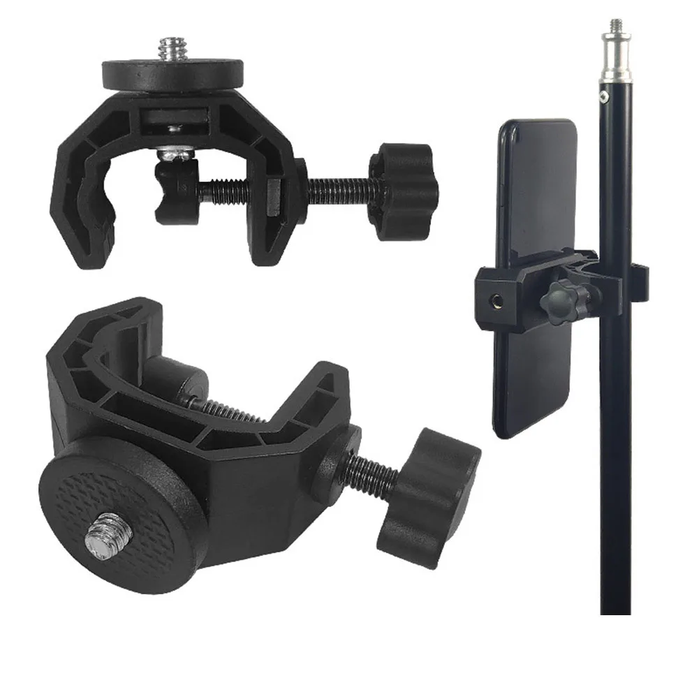 

Practical Universal Microphone Mic Stand For Smart Phones Music Holder 1/4′′Screws Phone Holder 25MM Tube Diameter