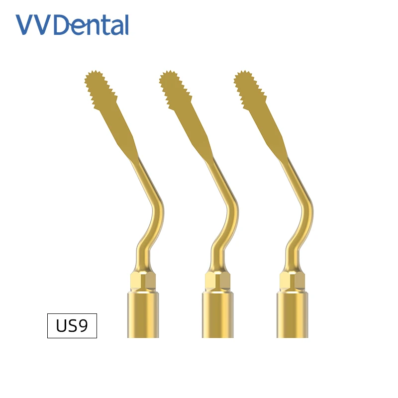 

VV Dental US9 Dental Piezo Surgery Tips Scaler Tip For WOODPECKER/MECTRON PIEZOSURGERY/NSK Handpiece Bone Cutting Tools