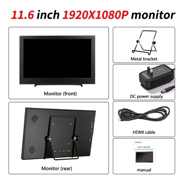 HD 1080P IPS LCD ޴ , PS3 PS4 XBOx360 VGA HDMI ̽ 10.1 ġ ǻ   PC
