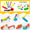 Plasticine Model Playdough Tools Set for Kids 3D Syringe Roller Impression Moulds Play Dough Tools Kit Clay Craft Toys Gift 3