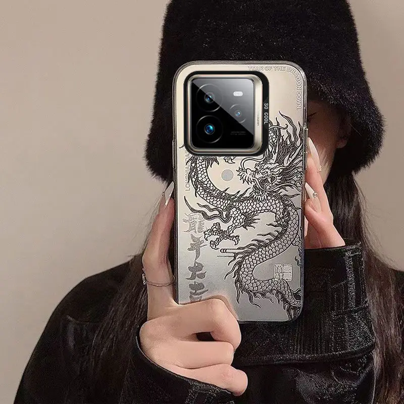 حافظة Dragon المقاومة للصدمات من مادة TPU لهاتف OPPO Realme GT7 Pro غطاء حماية بألوان غير لامعة كابا Fundas Coque