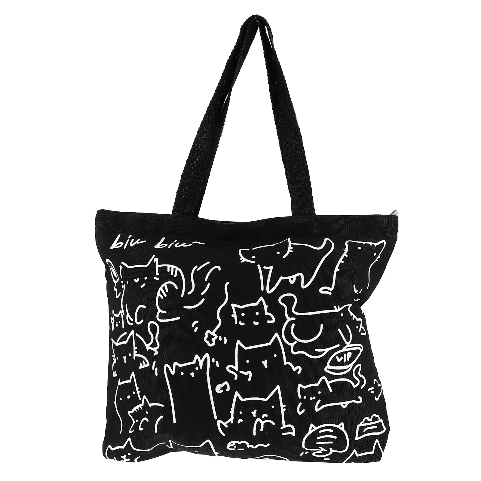 

Large Capacity Shoulder Bag Shopping Canvas Japanese Outdoor Storage Lovely Animal Design Tote Girl Child
