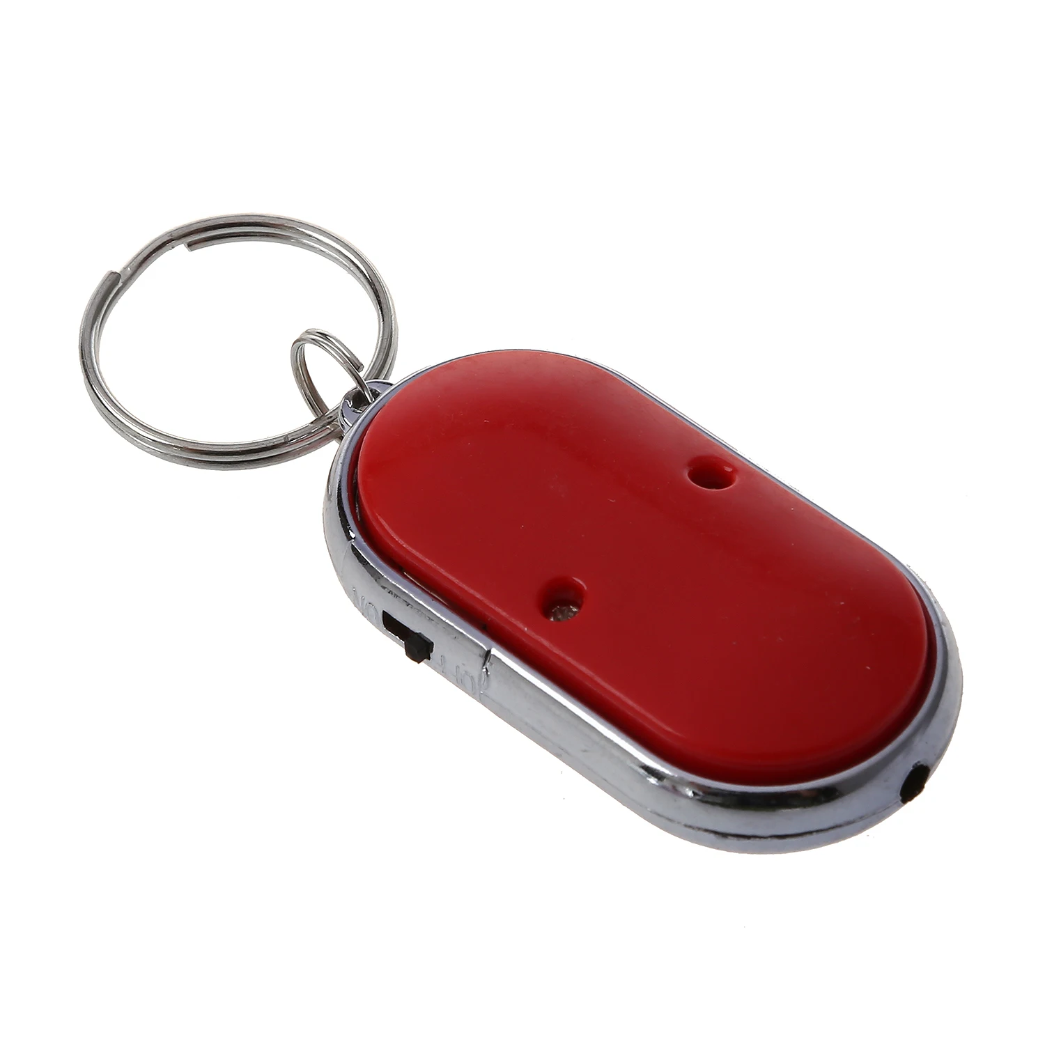 2pcs Whistle Lost Key Finder Flashing Beeping Locator Remote Keychain LED Ring 4