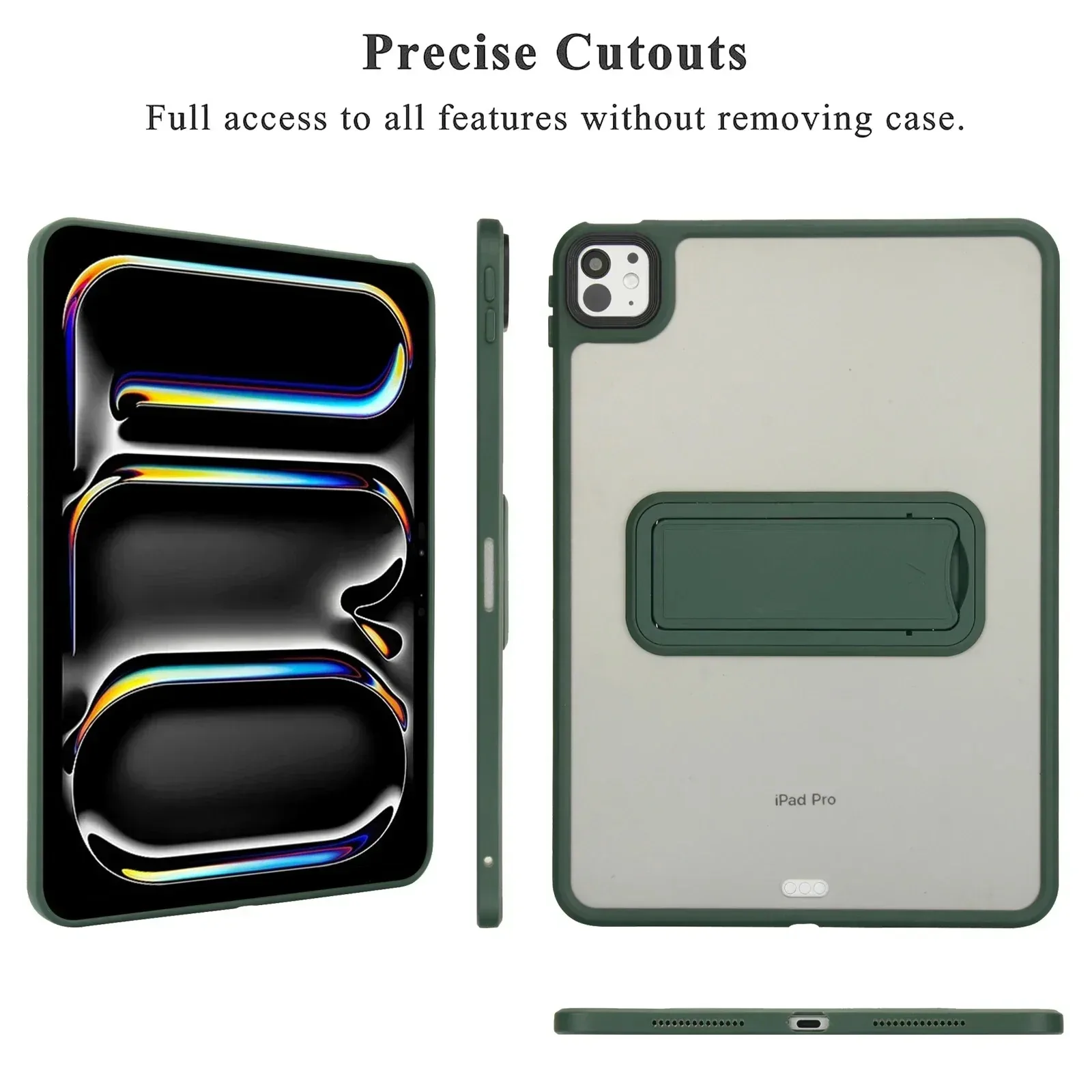 Sleek and Durable Tablet Case with Adjustable Stand and Enhanced Protection