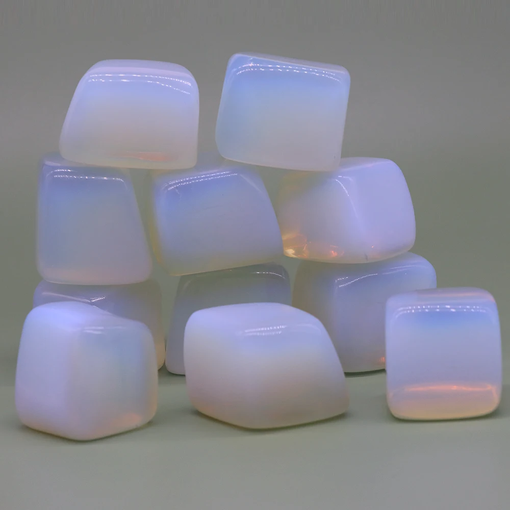 Natural Opalite Large Tumbled Stone Healing Crystal Polished Mineral Specimen Craft Collection Gemstone Fish Tank Aquarium Decor