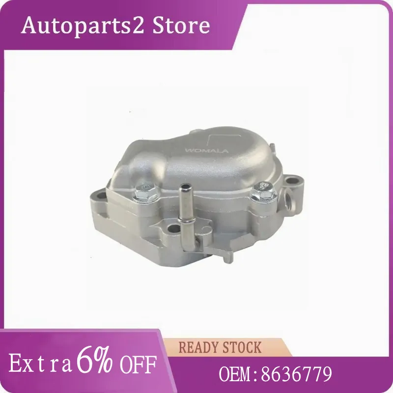 8636779 Aluminum Engine Cooling Thermostat Housing Assembly Cover Suit For Volvo S80 XC90 Auto Coolant Water Flange
