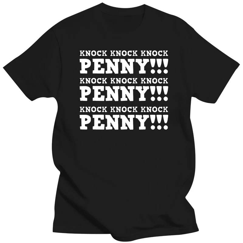 T-Shirt Tbbt-Knock Knock Penny (Bianco)