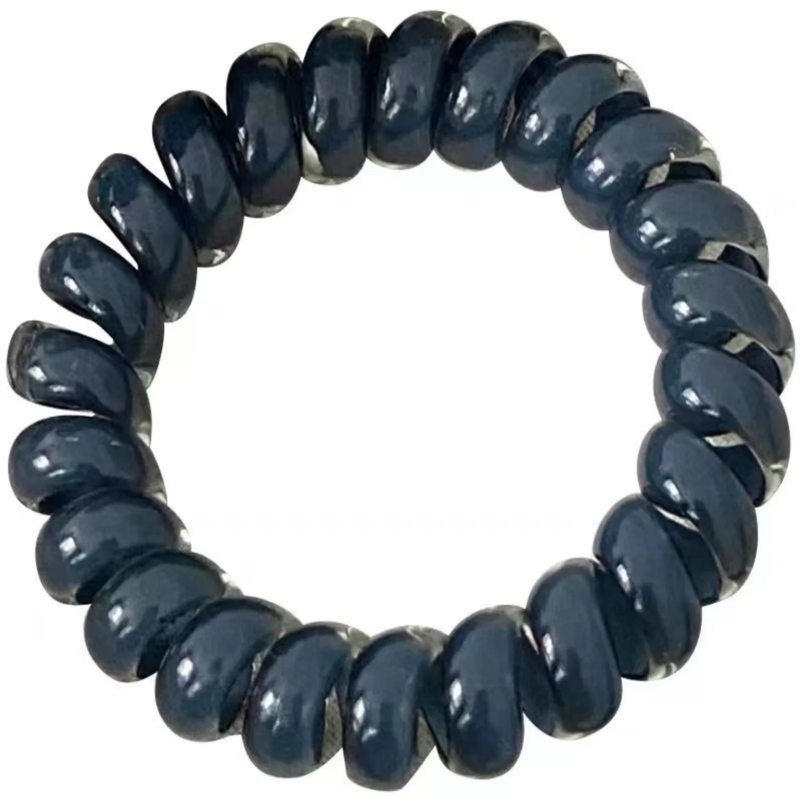 1/5pcs Jelly - Style Phone Cord Hair Ties Set, Assorted Translucent Colors, Elastic and Trendy Hair Accessories for Women