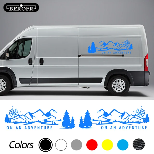 Für Peugeot Boxer Citroen Jumper Fiat Ducato 6pcs viel Auto Aufkleber  Grafiken Sport Vinyl Streifen Wohnmobil Aufkleber Zubehör - AliExpress