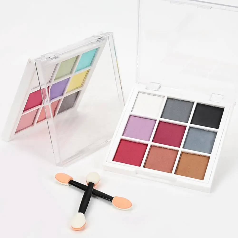 Eye-catching Manicure Powder 9-color Nail Mirror Powder Set Achieve Stunning Chrome Pearlescent Matte Nails with Gradient Shell
