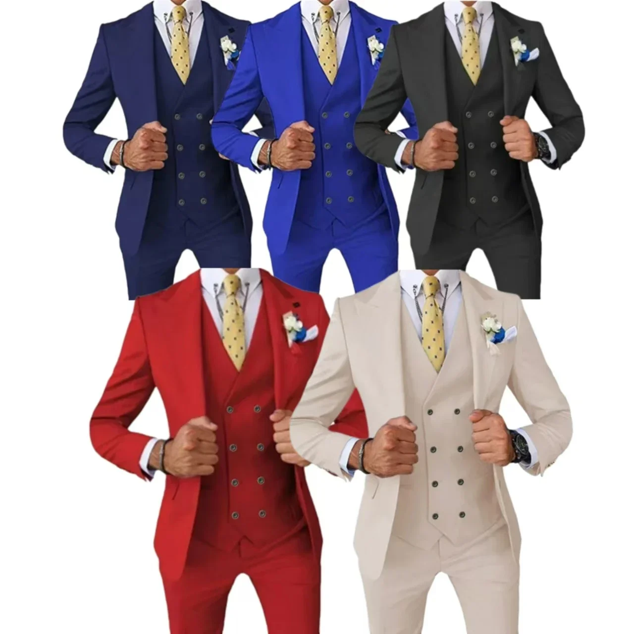 High-quality Wedding Art，solid Color Formal Business Suits，Elegant Man Suit，Circus Costume，party，daily Life，Banquet