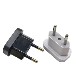 1 ชิ้นปลั๊กอะแดปเตอร์ US ไปยัง EU ยูโรยุโรปปลั๊ก Power Plug Converter Travel Adapter จีน CN to EU อะแดปเตอร์ซ็อกเก็ตไฟฟ้า 1