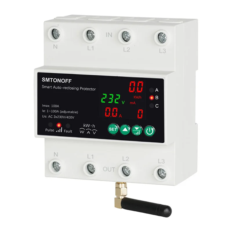 Tuya Smart WiFi-Schalter Energiezähler für DIN-Schiene Tuya Smart WiFi-Schalter Energiezähler für DIN-Schiene