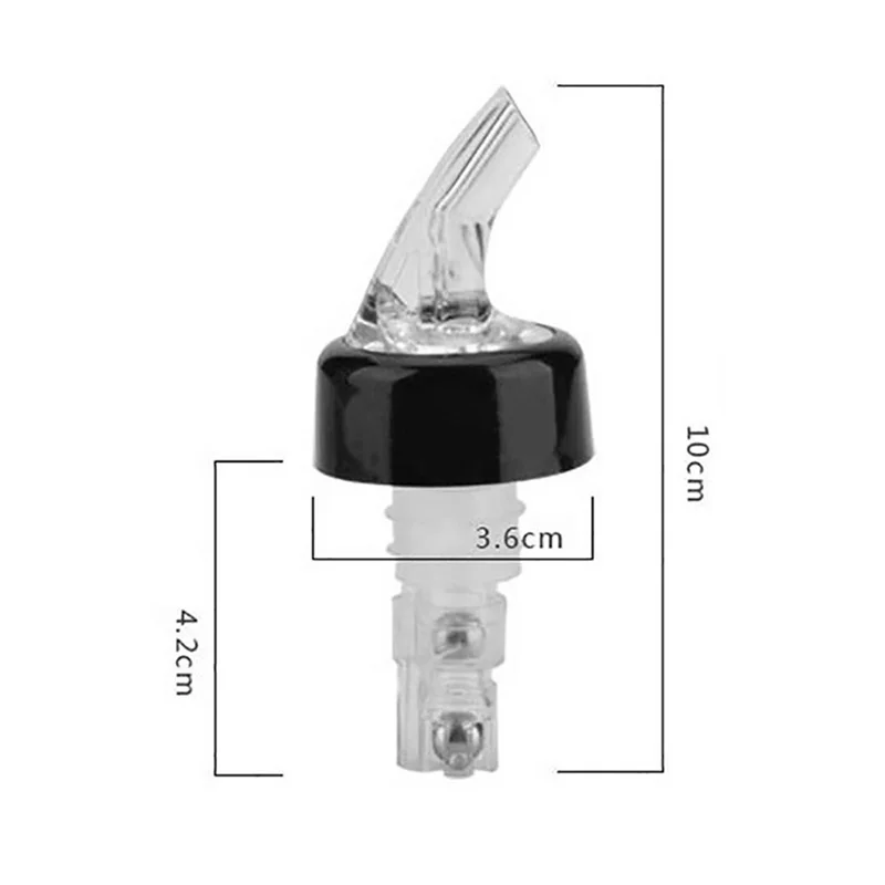 Description Picture 3 of item1PC Portable 45/60ml Quantitative Wiskey Wine Pourer Alcohol Liquid Dispenser Measuring Oil Bottle Spout Wine Decanter Bar Tool
