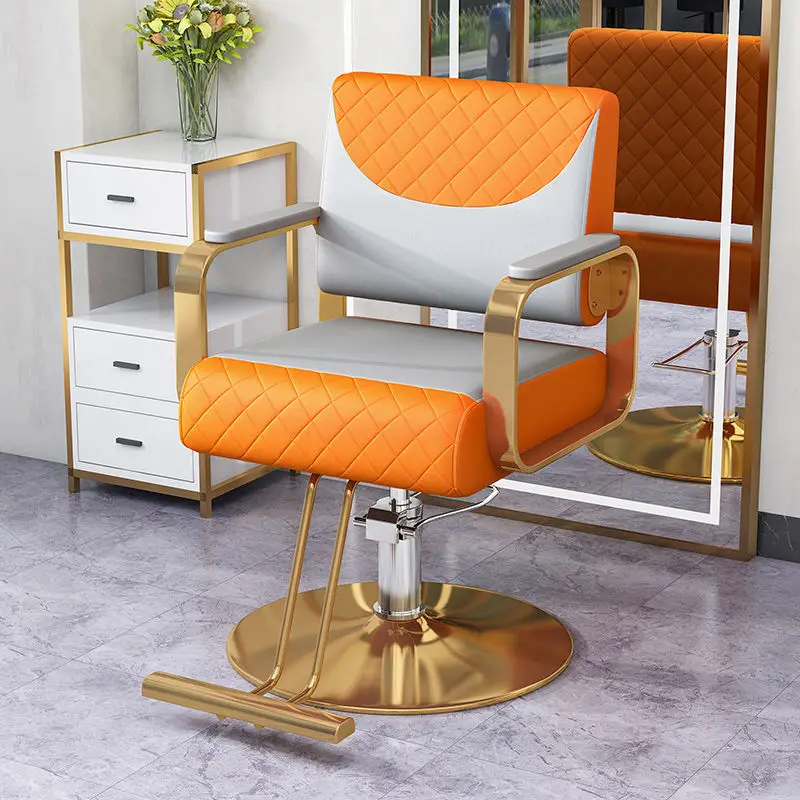 

Aoliviya Official Barber Chair for Hair Salon Hair Cutting Chair Barber Chair Internet Celebrity Reclining Swivel Dyeing and Per