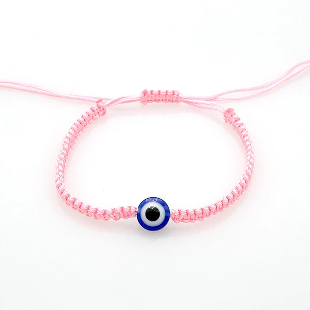 Bracelets turcs simples mauvais œil pour hommes et femmes, 1 pièce, corde mexicaine tissée, bijoux, accessoires tendance, cadeau