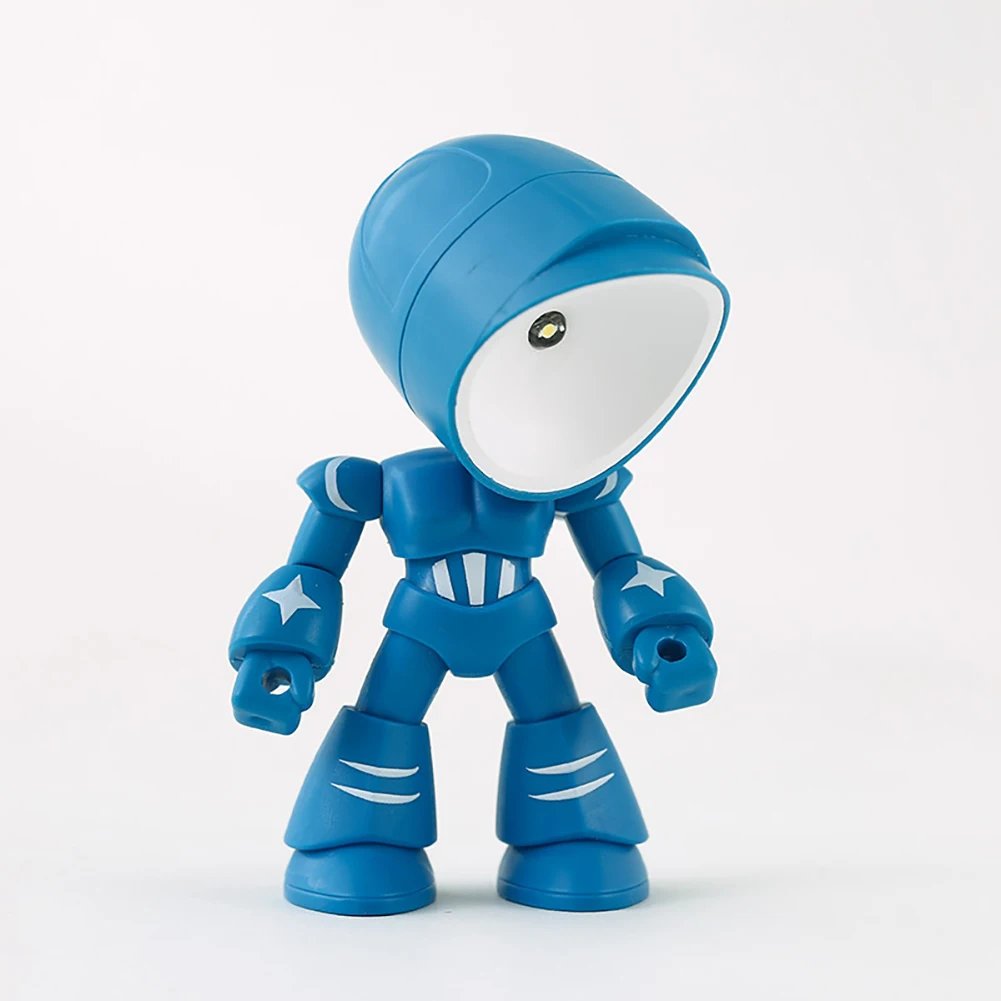 Mini luce notturna LED Cartoon simpatico eroe della polizia lampada da tavolo ornamento da tavolo comodino camera da letto luci da tavolo per bambini ragazzo_voghion.com