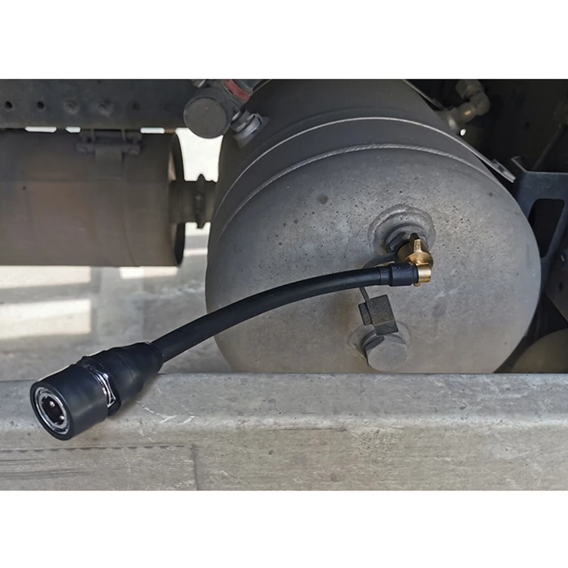 트럭 에어탱크 공기 흡입 커넥터 연결 파이프, 트럭 트레일러 에어탱크 트럭 공압 집진기, 60cm