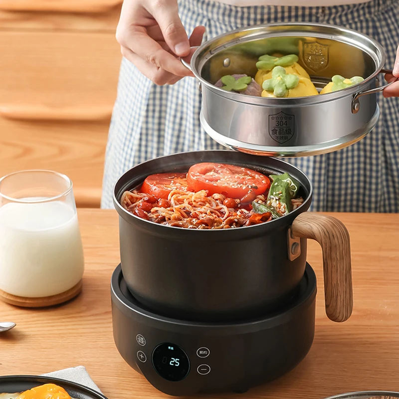 110V/220V Multifunction Cooker Household kitchen 1-2 People frying pan steamer Hot Pot Non-stick Pan Smart Electric Rice Cooker