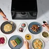 Countertop Microwave 700 Watts, 0.7 Cu. Ft. - Microwave Oven With LED Lighting and Child Lock - Easy Clean Grey Interior 5