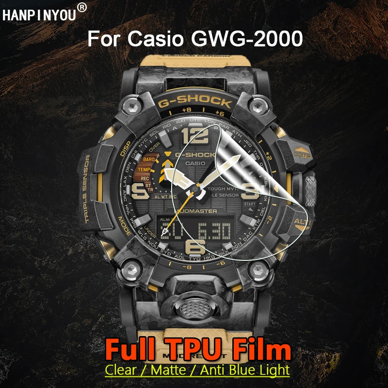 Per Casio Gwg-2000 Smart Watch Hd Clear / Matte / Anti Blue Light Soft Tpu Hydrogel Film Screen Protector-Non Vetro Temperato