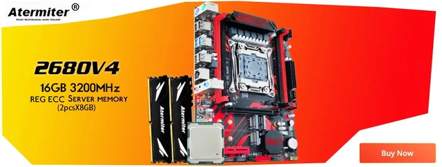 PCパーツ Intel Xeon E5-2680 v4 LGA2011-3 CPU Intel Xeon E5-2680 V4 LGA 2011-3 Server CPU Processor 2,40