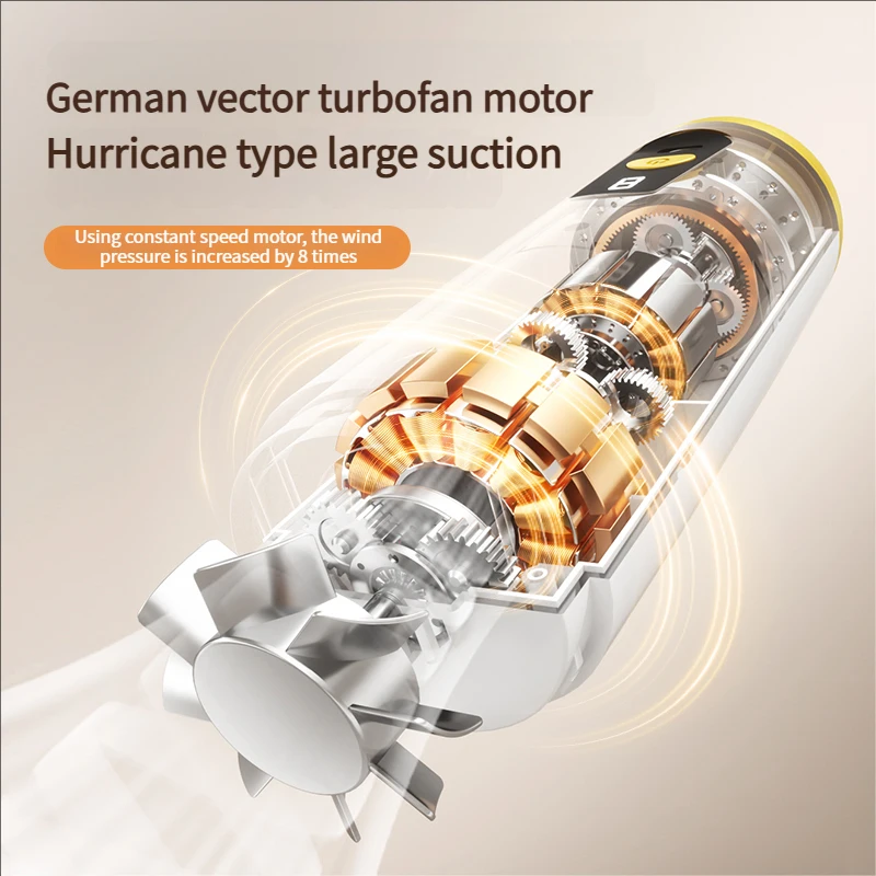 Multifunctional pet vacuum cleaner with advanced cyclonic technology for long lasting suction and pet hair removal