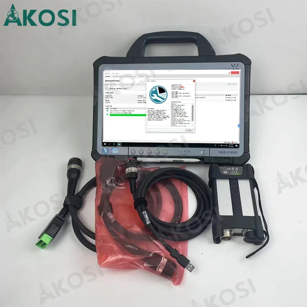 

For Volvo Original Vocom II 88894000 V2.8 PTT dev2 for Volvo for MACK Heavy Duty Truck Excavator Diagnostic Tool+Laptop or table