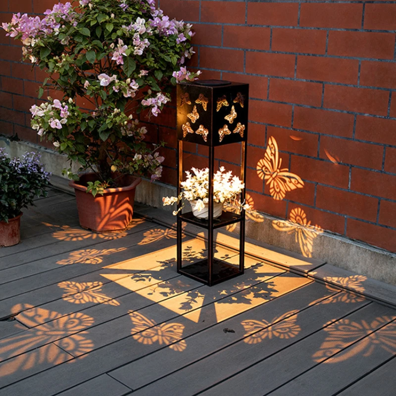 Multifunctional Solar Garden Villa Decoration Waterproof Courtyard Outdoor Decoration Landscape Light