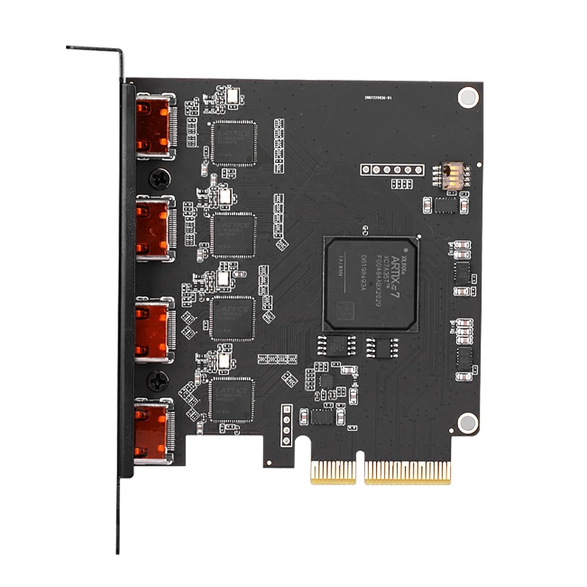 쿼드 HD MI 비디오 캡처 카드, PCI-e x4 인터페이스, 멀티 채널 라이브 스트리밍