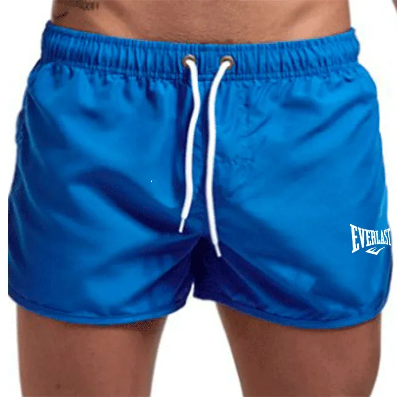 Men's Summer Gym Workout Running Shorts Breathable mesh quick drying Surf Beach Elastic waist tethered shorts S-4XL 6