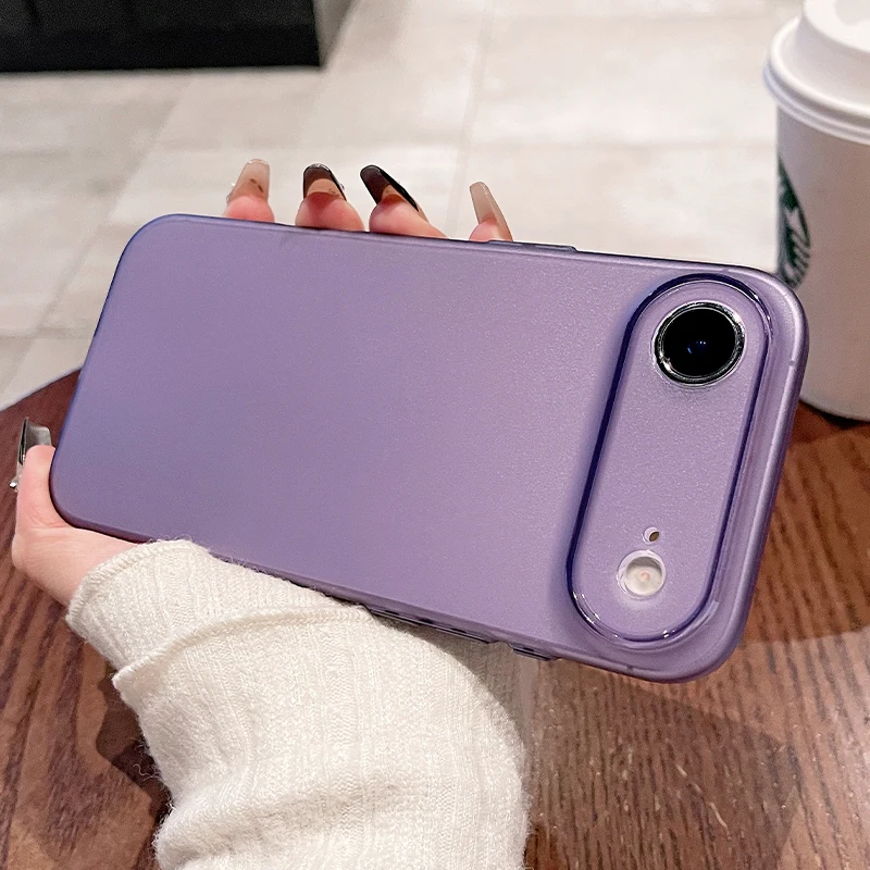 Matte Soft Silicone Ultra-Thin Translucent Case - Candy Color Slim Clear Shell