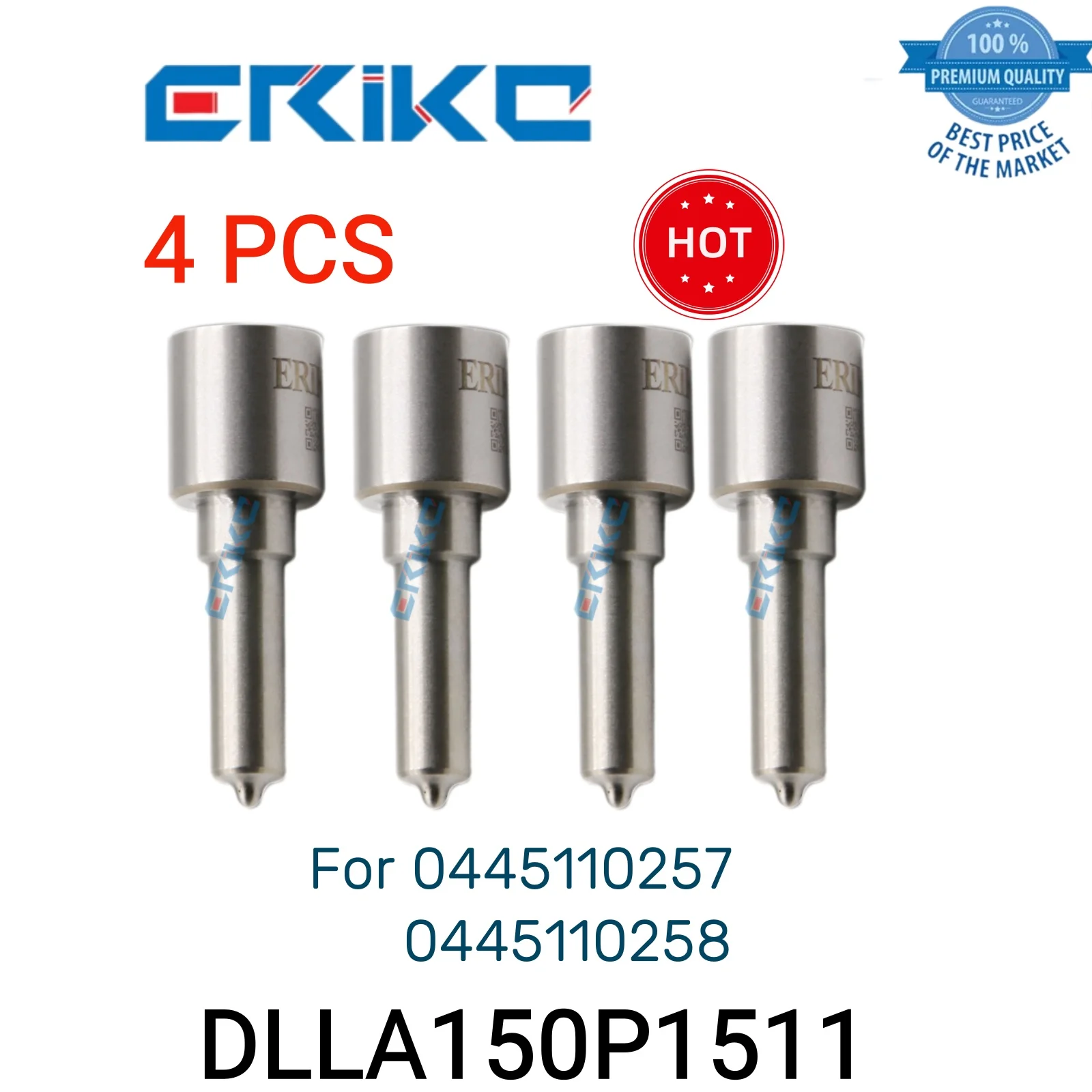 

4 шт., форсунка DLLA150P1511, форсунка 0 433 171 932 DLLA 150 P 1511, форсунка DLLA 150P1511 для дизельного двигателя 0445110257 258 0986435156
