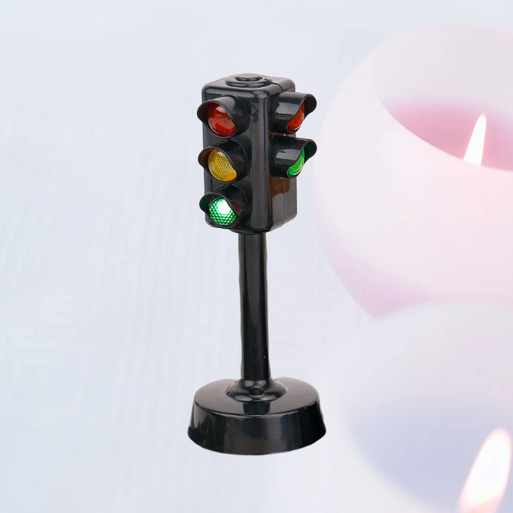 

Traffic Signals Lamp Toy Traffic Lights Sound and Light Toy Early Education Simulation Children Kindergarten Baby Toys Traffic