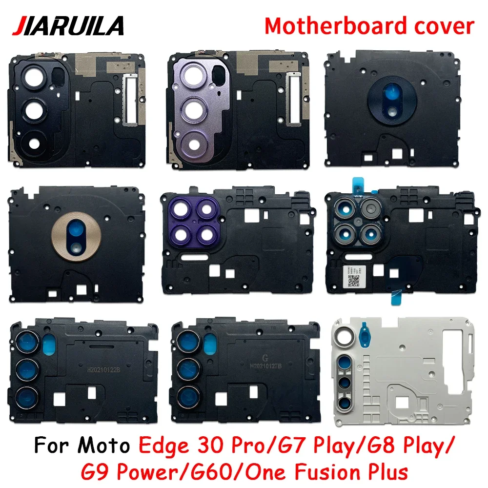 20개 도매 모토로라 엣지 30 프로 G7 G8 플레이 G9 파워 G60 원 퓨전 플러스용 메인보드 커버 좋은 교체 부품