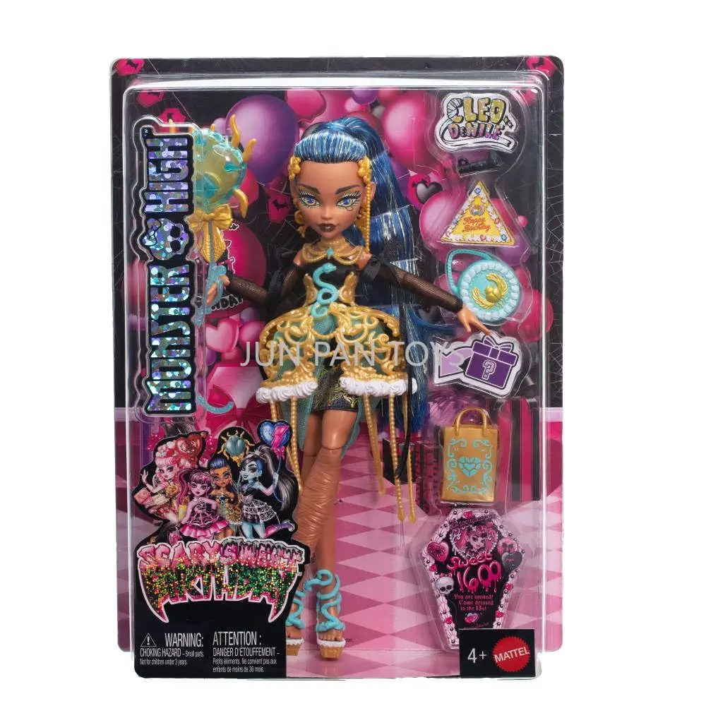 Monstro alto assustador doce aniversário moda boneca frankie stein dráculaura cleo de nilo cupido asteria figura de ação meninas presente brinquedos