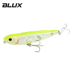 BLUX STRAY DOG Topwater Pencil Surface Walker Fishing Lure - Artificial Saltwater Bass Hard Bait (Color H)